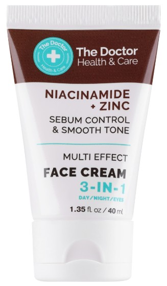 Крем для лица The Doctor Health&Care 40 мл 3в1 NIACINAMIDE+ZINC (5901845509312)