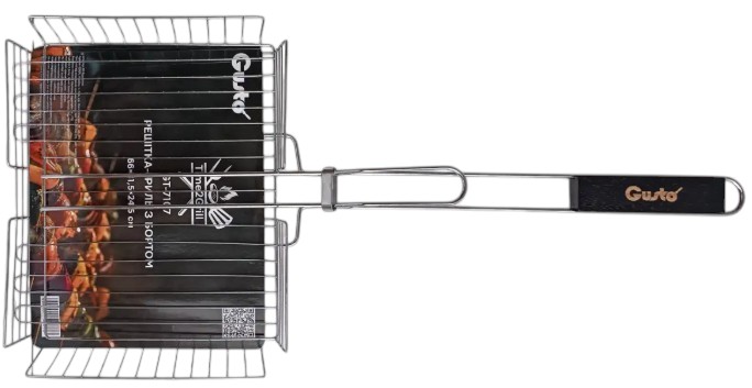 Решетка для гриля-барбекю Gusto Time2Grill с бортом GUSTO 66x31.5x24.5 см (GT-7107)