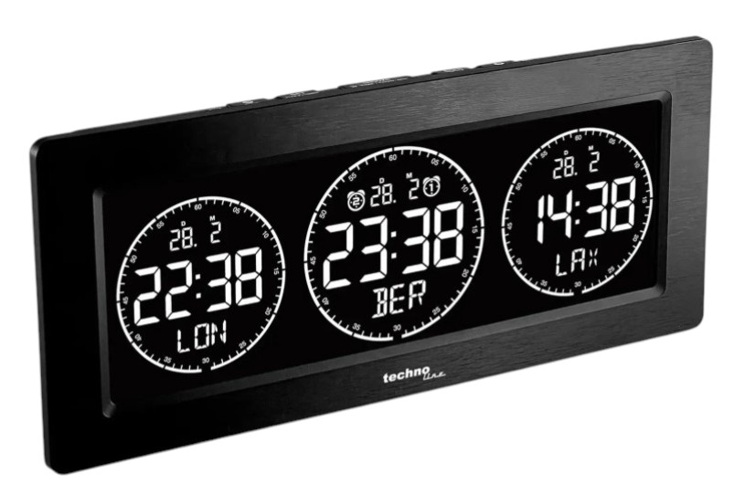 Настольные часы Technoline WT458 Black