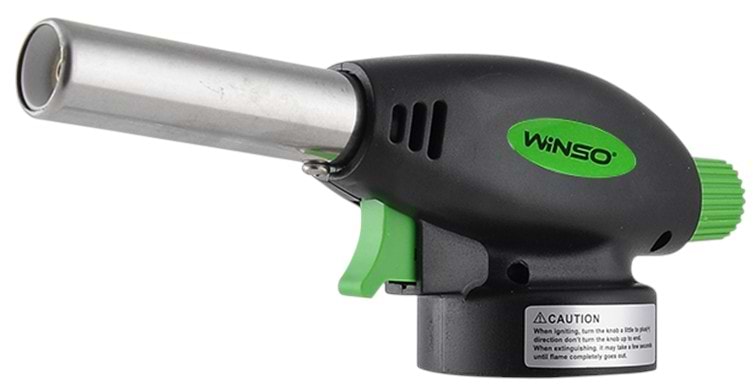 Горелка газовая Winso 166 мм с автоматическим пьезоподжигом (260220)