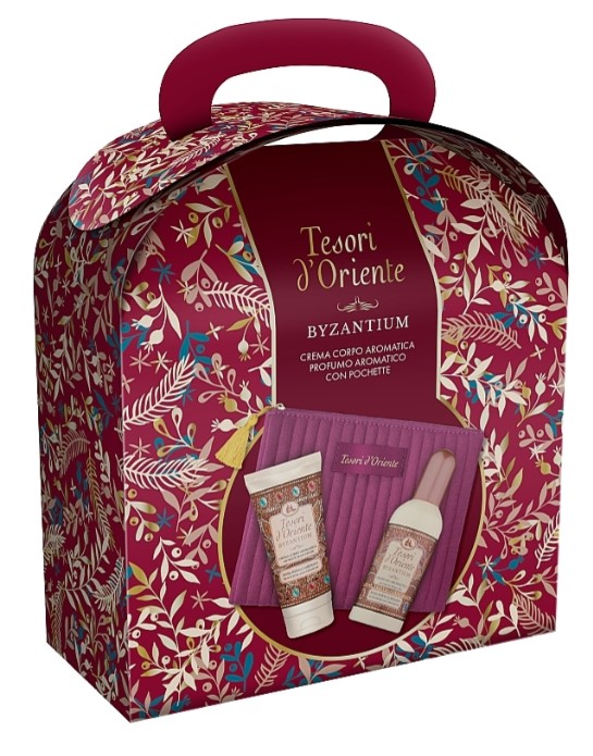 Подарунковий набір для догляду за тілом Tesori d'Oriente POCHETTE ВІЗАНТІЯ (8008089700615)