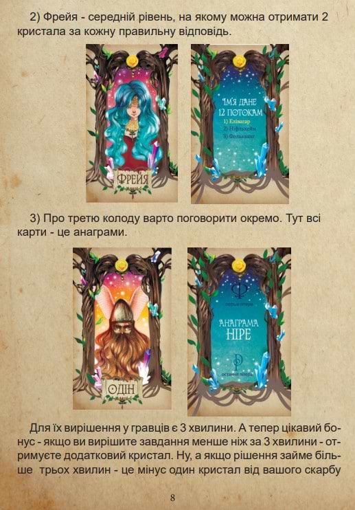 Фото - Настольная игра общение (12+) Strateg "The time of legends/ Время легенд" укр (30267)