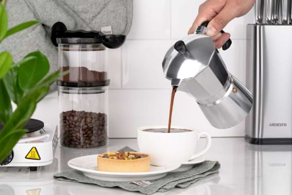 Фото - Уцінка - Кавоварка гейзерна Ardesto Gemini Cremona (AR0806AG)