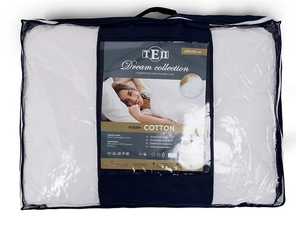 Фото - Ковдра всесезонна полуторна ТЕП Dream Collection Cotton 140х210 см (1-02570_00000)