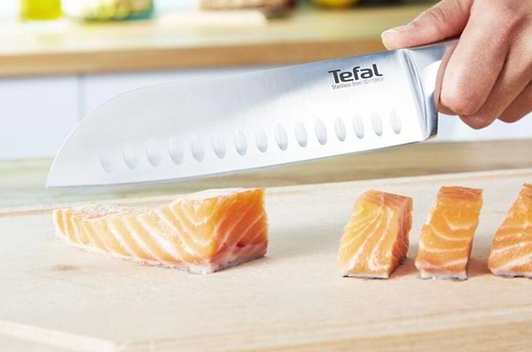 Фото - Ніж сантоку Tefal K1700674 Ultimate 18 см