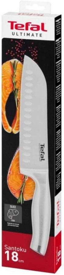 Фото - Ніж сантоку Tefal K1700674 Ultimate 18 см