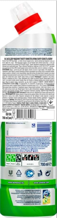 Фото - Средство для чистки унитаза Domestos Арома пауэр Свежесть лайма 700мл