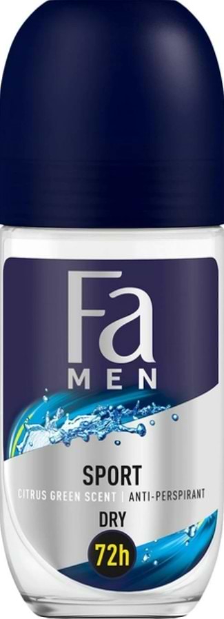 Дезодорант шариковый Fa Men Sport Dry Аромат зеленого цитруса 50 мл - Фото 1