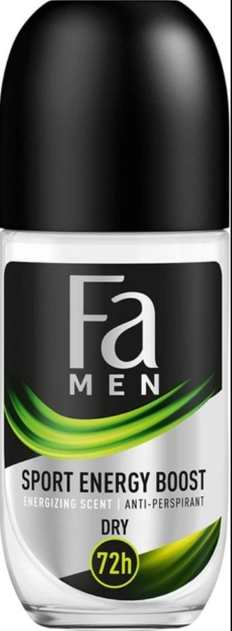 Дезодорант кульковий Fa Men Sport Energy Boost Енергійний аромат 50 мл - Фото 1