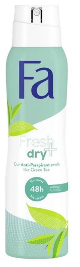 Дезодорант аерозольний Fa Fresh+Dry з ароматом зеленого чаю 150 мл - Фото 1