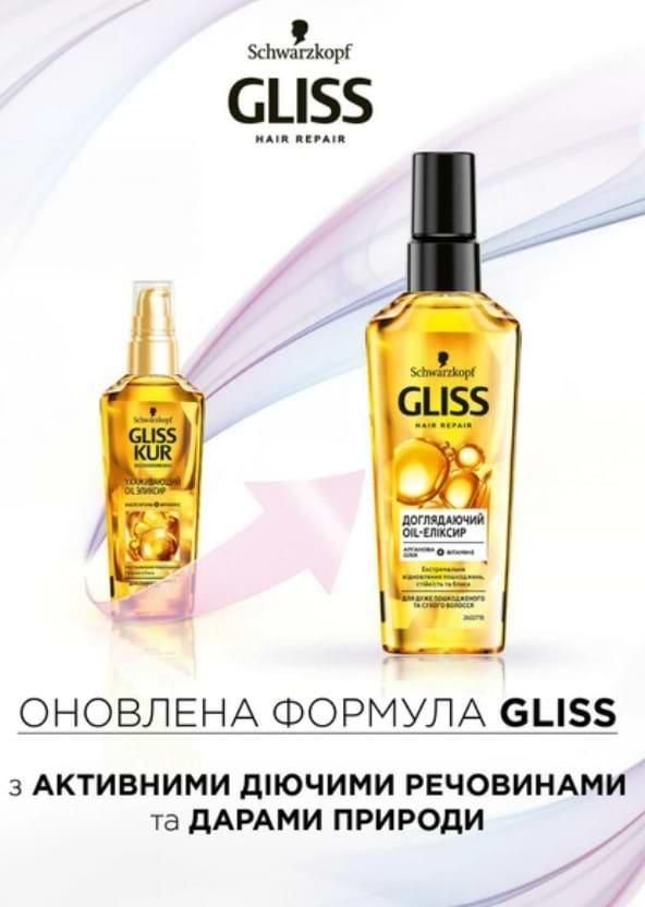 Фото - Масло для волос GLISS Ухаживающий OIL Эликсир 75 мл