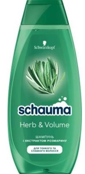 Фото - Шампунь жіночий Schauma Herb &Volume 400 мл Фото - Шампунь жіночий Schauma Herb &Volume 400 мл