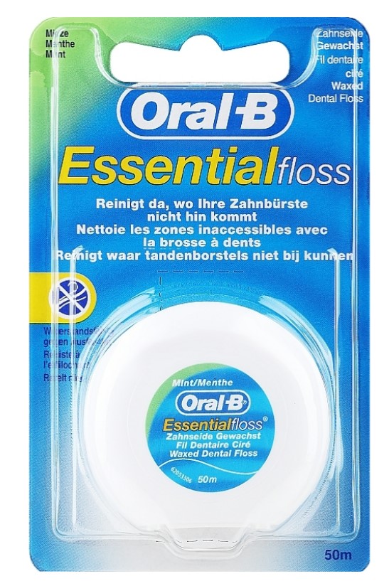 Фото - Зубна нитка Oral-B Ессеншал Флосс М'ята 50м