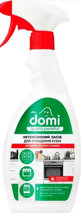 Фото - Средство для удаления жира DOMI Интенсивный д/очищ кухни 550мл