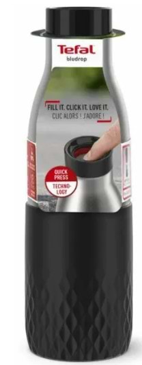 Фото - Термопляшка Tefal N3110510 BLUDROP 0,5 л soft touch графит