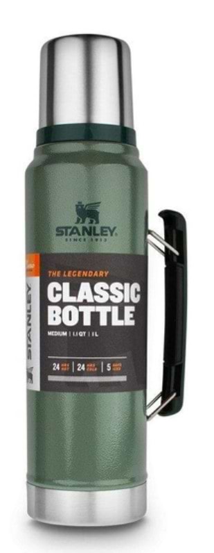 Фото - Термос Stanley Legendary Classic Hammertone Green 1 л (10-08266-001)