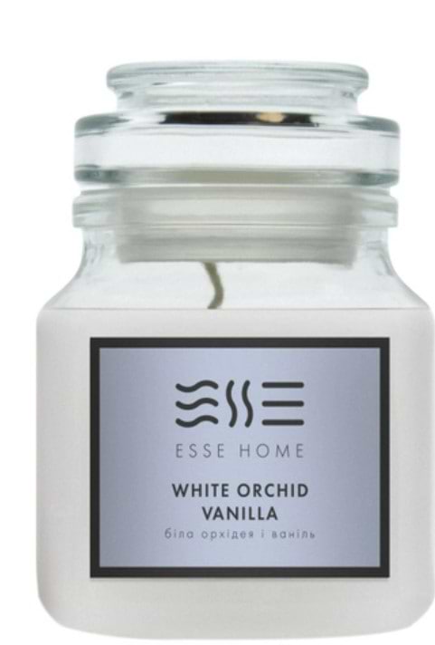 Свеча стекло Esse White Orchid Vanilla 150 г (C-WO) (4820239121002) - Фото 1