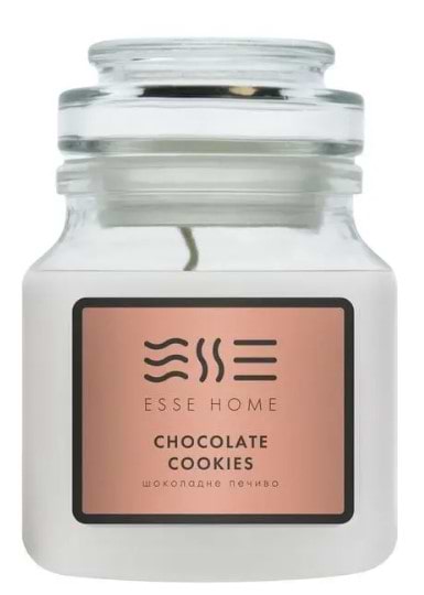 Свеча стекло Esse Chocolate cookies 150 г (C-CC) (4820239121057) - Фото 1