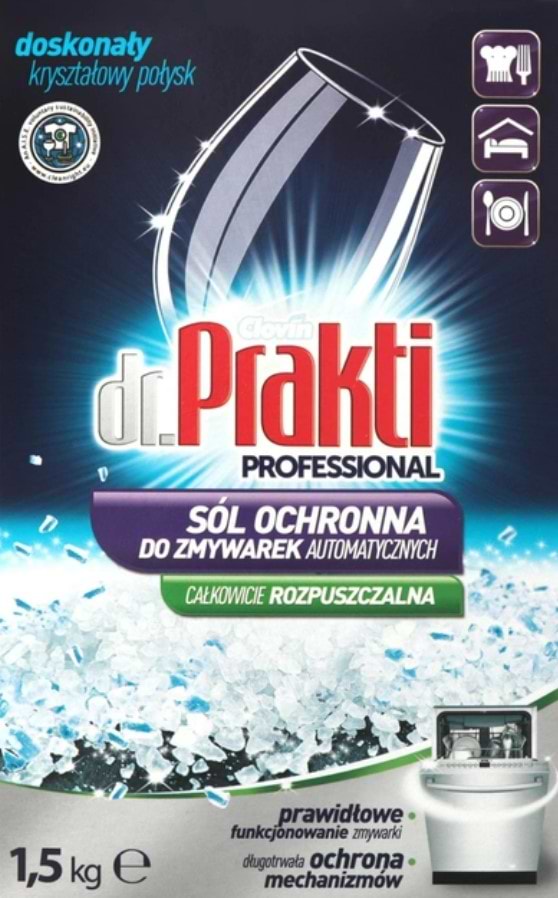 Соль для посудомоечной машины DR. PRAKTI 1,5 кг - Фото 1