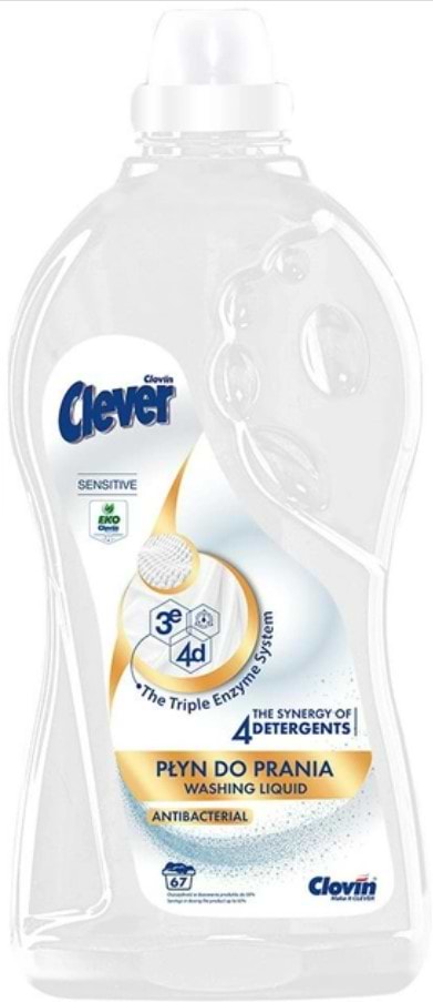 Гель для прання Clever SENSITIVE 2 л - Фото 1