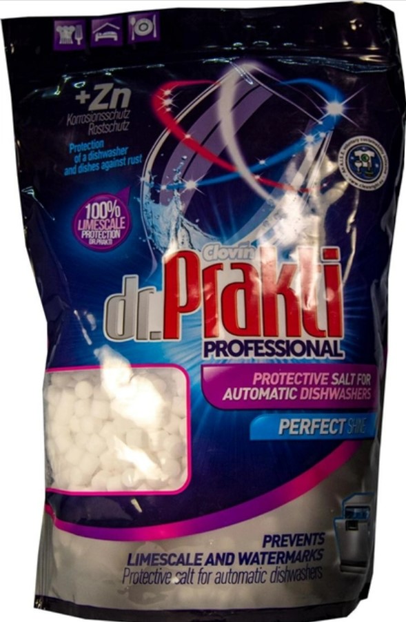 Сіль для посудомийної машини DR. PRAKTI мини-таблетки 1,5 кг - Фото 1