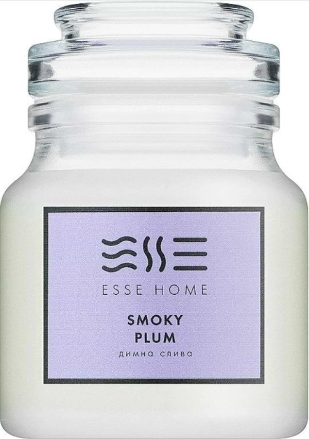 Свеча стекло Esse Smoky Plum 150 г (C-SP) (4820239120999 ) - Фото 1