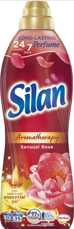 Ополіскувач для білизни Silan Ароматерапія Чуттєва троянда 770 мл - Фото 1
