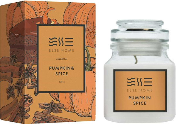 Фото - Свеча стекло Esse Pumpkin Spice 150 г (C-PS) (4820239120968)