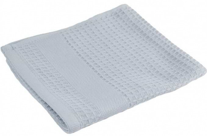 Рушник для рук GM Textile вафельний світло-сірий 40х70 - Фото 1