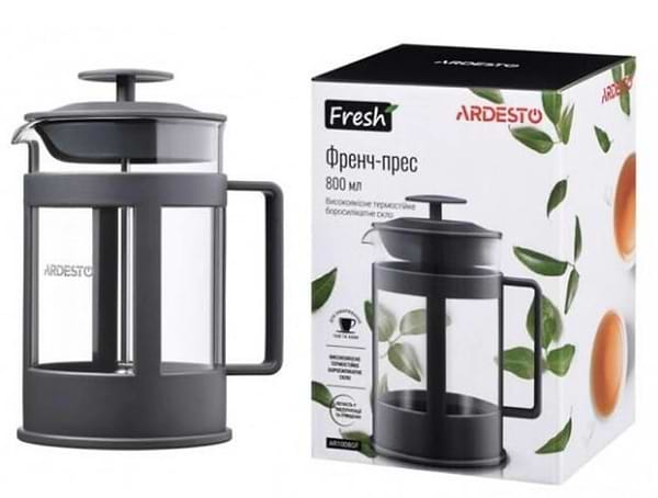 Фото - Френч-пресс Ardesto Fresh 800 мл Black (AR1008BLF)