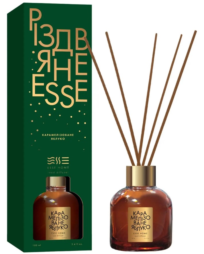 Фото - Аромадифузор Esse Різдвяне Карамелізоване яблуко 100 мл (HOME-RE-KA)