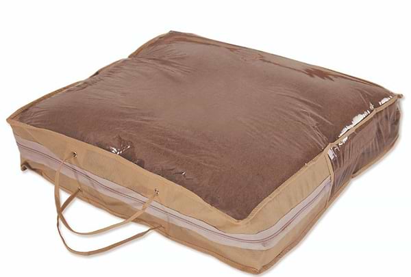 Фото - Одеяло зимнее двуспальное Ярослав верблюжья шерсть коричневое 170х205 (1197)