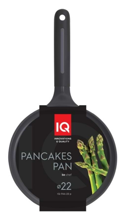 Сковорода для млинців IQ Be Chef 22 см б/кришки (IQ-1144-22 p) - Фото 1