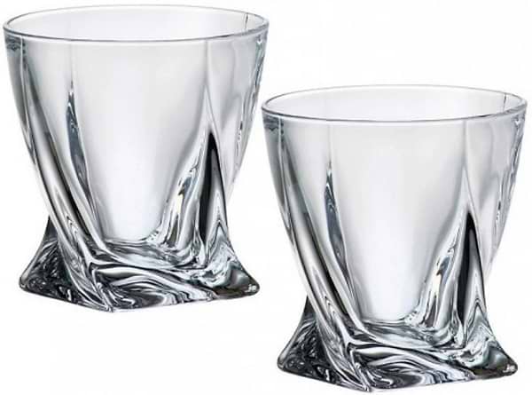 Фото - Уценка - Набор стаканов для виски Bohemia Quadro 340 мл 2 шт. (b2k936-99A44)