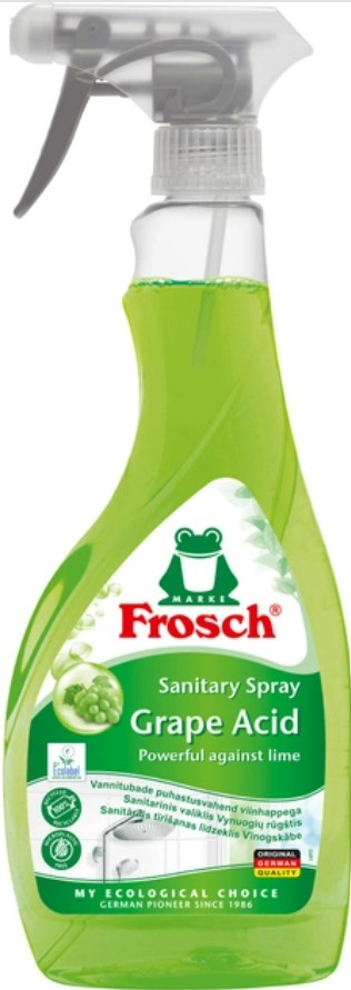 Средство для мытья в ванной комнате Frosch Зеленый виноград 500мл - Фото 1