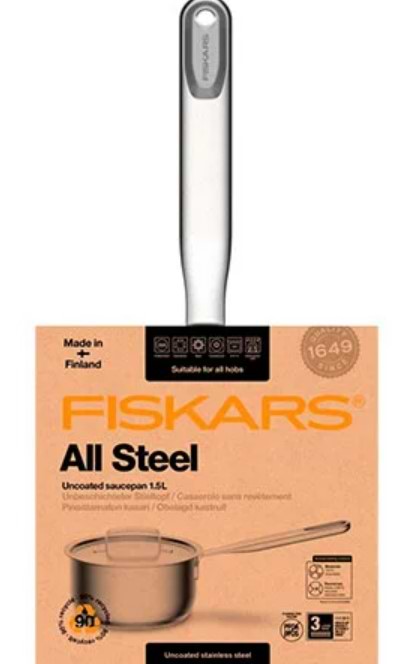 Фото - Ковш Fiskars All Steel 1,5 л (1064750)