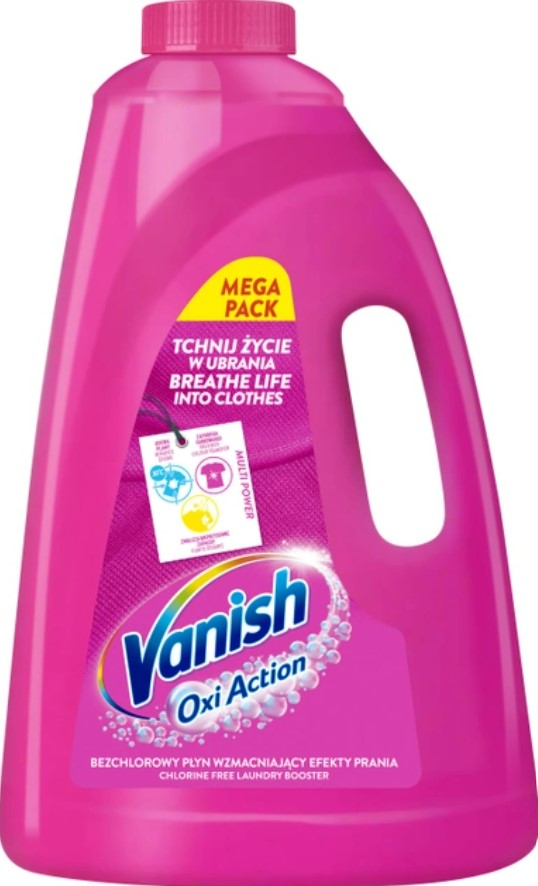 Засіб для видалення плям Vanish OXI ACTION 3 л - Фото 1