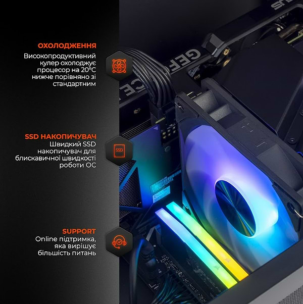 Фото - Системний блок Expert PC Gemini (I144F.64.S20.48S.G12211W)
