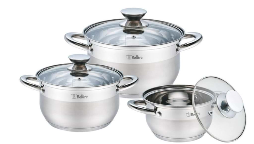 Купити Набір посуду Bollire BR-4001 6 шт. - Фото 1 Набір посуду Bollire BR-4001 6 шт. - Фото 1