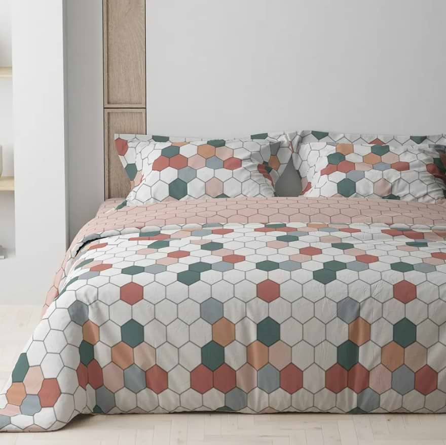 Комплект постільної білизни ТЕП Happy Sleep Барвисті соти (2-03795_28992)