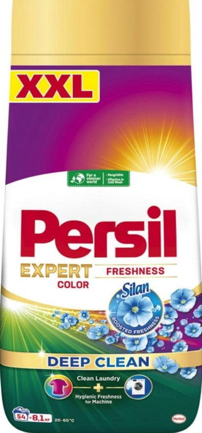 Стиральный порошок Persil авт. Колор Свежесть от Силан, 8,1 кг, 54 циклов - Фото 1