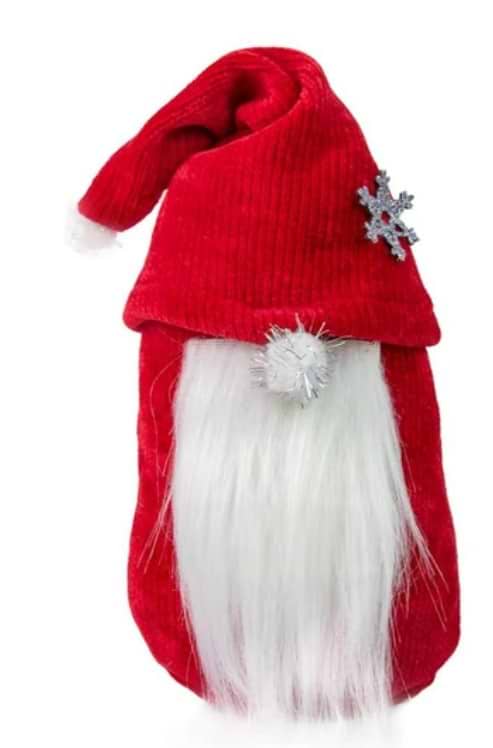 Декор New Year Гном Strateg большой красный (60605)