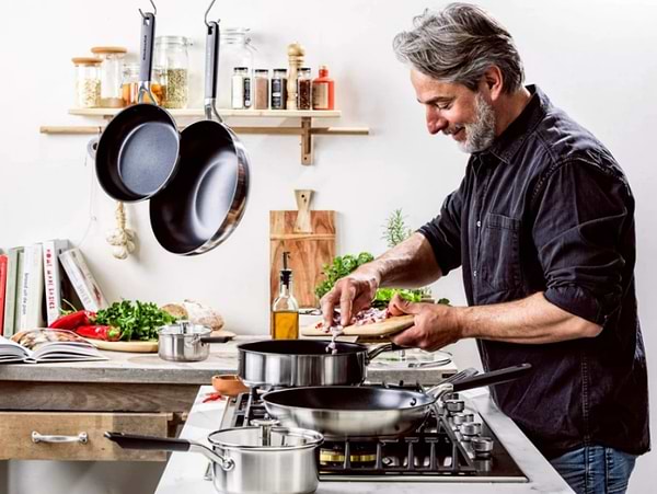 Фото - Сковорода універсальна KitchenAid CSS 20 см (CC005700-001)