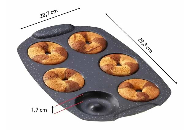 Фото - Форма для приготування Tefal J5734602 PerfectBake Mini 21х29 см (6 форм)