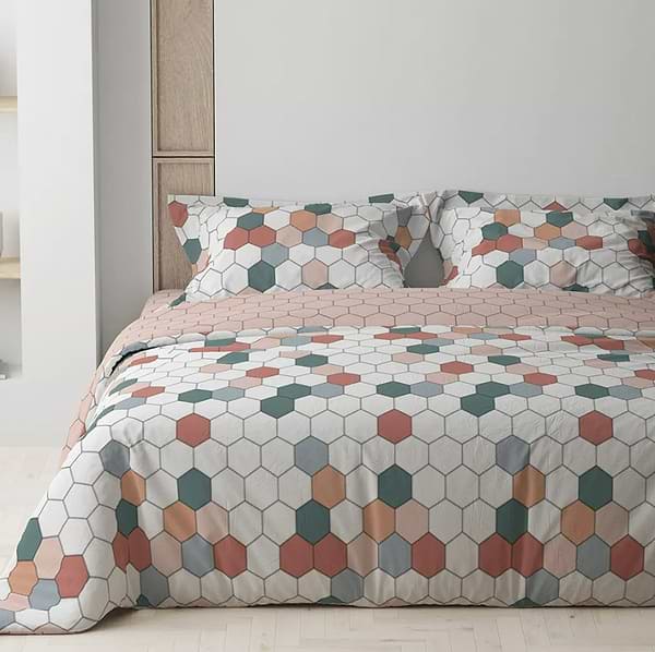 Фото - Комплект постільної білизни ТЕП Барвисті соти (2-01691_28988)