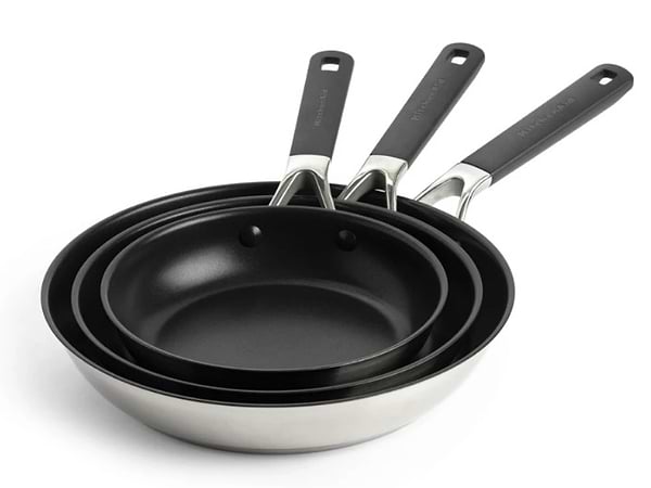 Фото - Набір сковорідок KitchenAid CSS 20+24+28 см (CC005708-001)