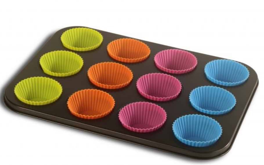 Форма для приготовления Vanora с силиконовыми формочками 35х26.5х3 см (VN-SL-3001A) - Фото 1