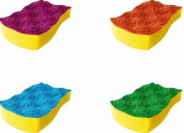Фото - Набір губок поролонових для миття посуду Vileda PurActive Color 4 шт. (4023103208049)