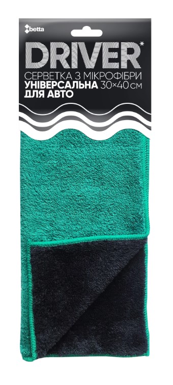 Серветка побутова Добра господарочка Driver 30х40 см 1 шт. (4820086522663) - Фото 1