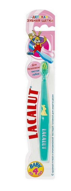 Зубна щітка мануальна дитяча Lacalut 4016369696392